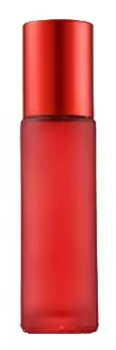 Roll-on en verre 10ml ROUGE GIVRE + bouchon métal