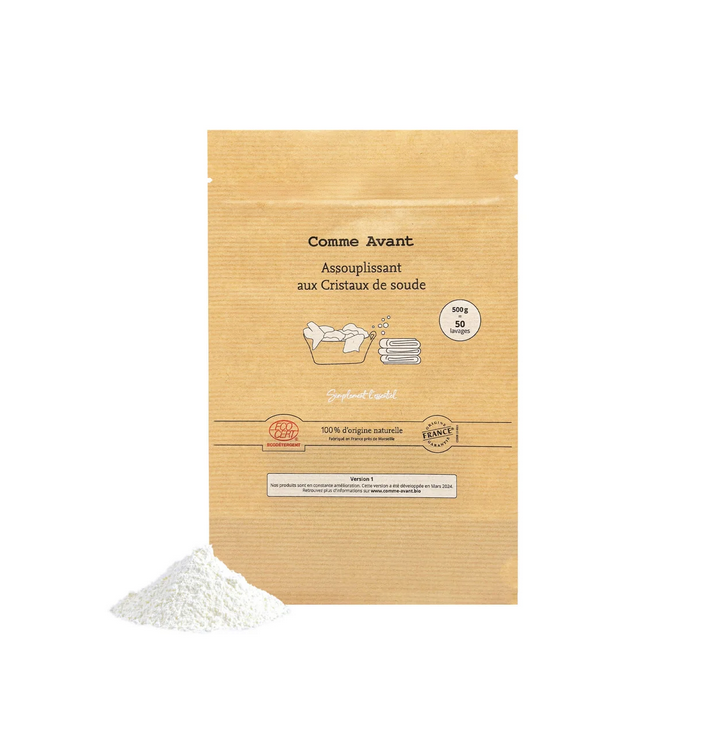 Comme Avant Assouplissant en poudre aux cristaux de soude 500g