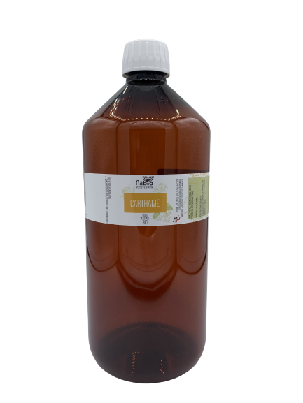 Huile végétale Carthame vierge BIO (carthamus tinctorius) 1000ml