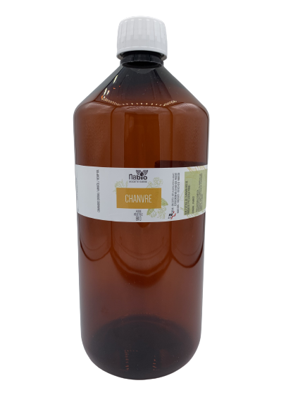 Huile végétale Chanvre BIO (cannabis sativa) 1000ml