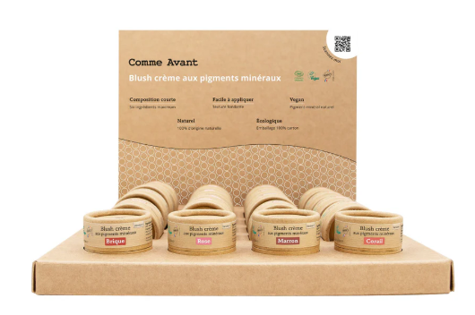 Comme Avant présentoir blush 16 pces + testeurs