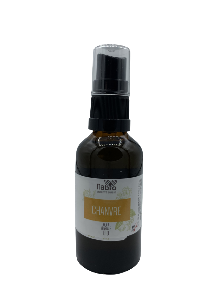 Huile végétale Chanvre BIO (cannabis sativa) 50ml