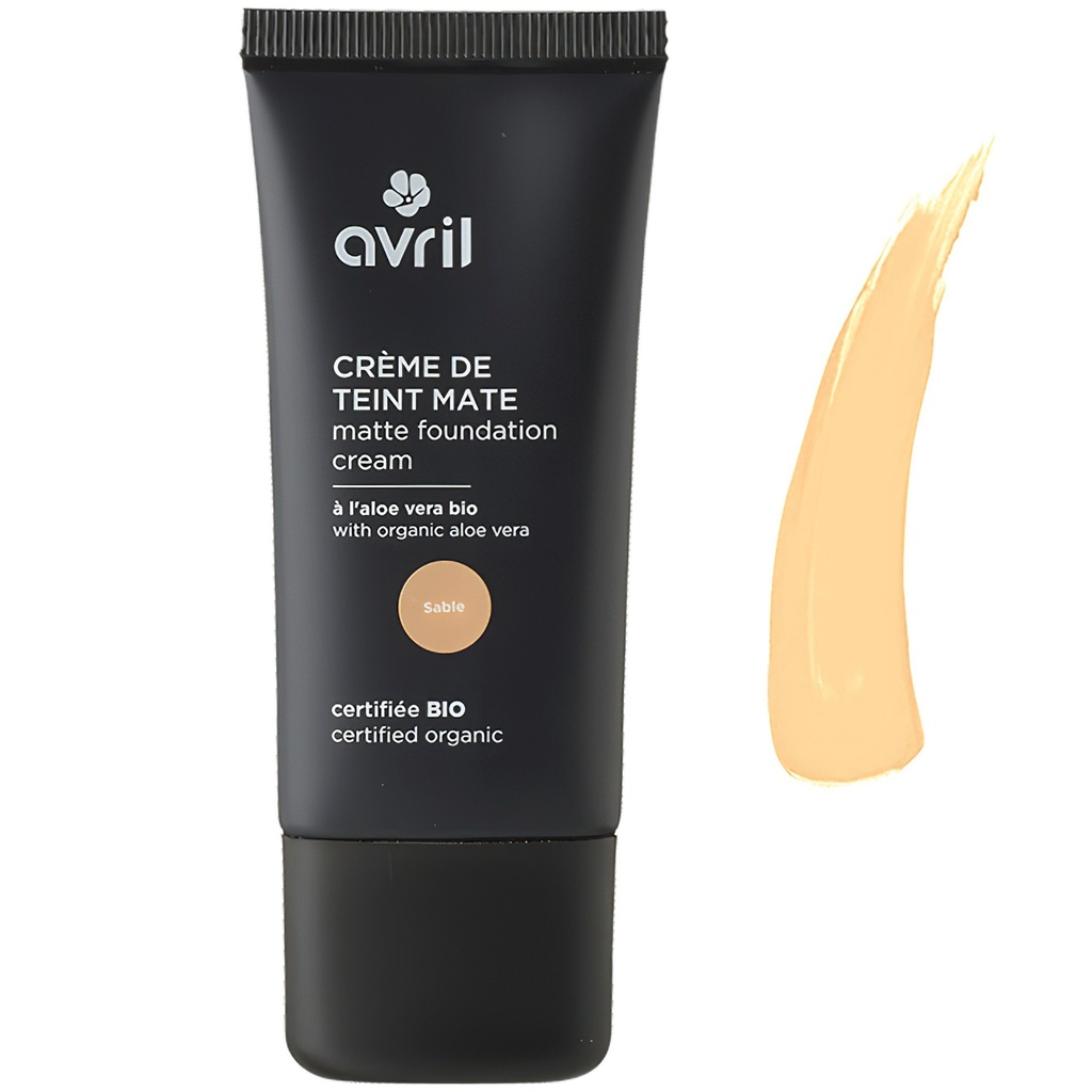 Avril Crème de teint mate Sable BIO* 28ml