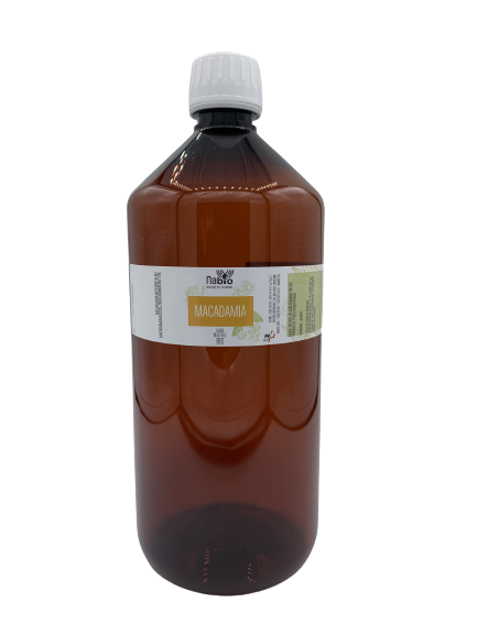 Huile végétale Macadamia vierge BIO (macadamia integrifolia) 1000ml