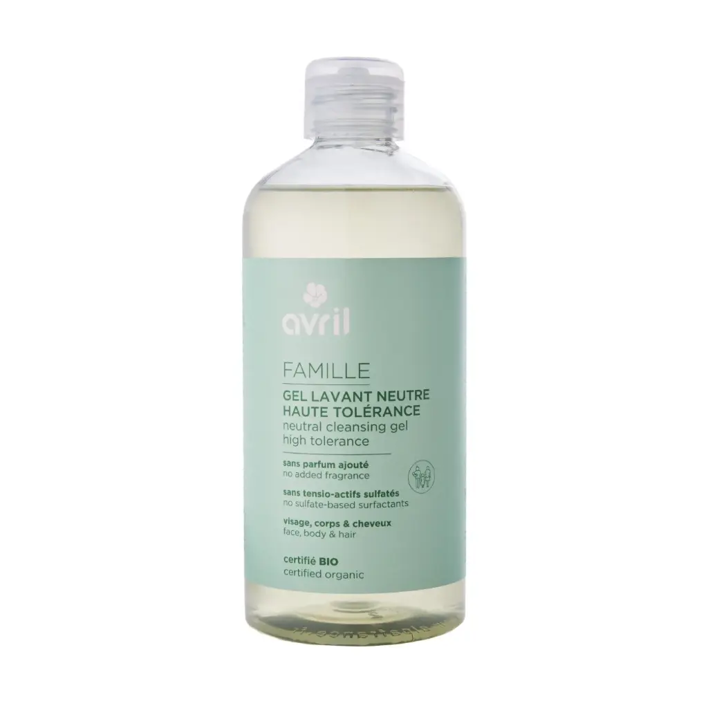 Avril Gel lavant neutre haute tolérance BIO* 500ml