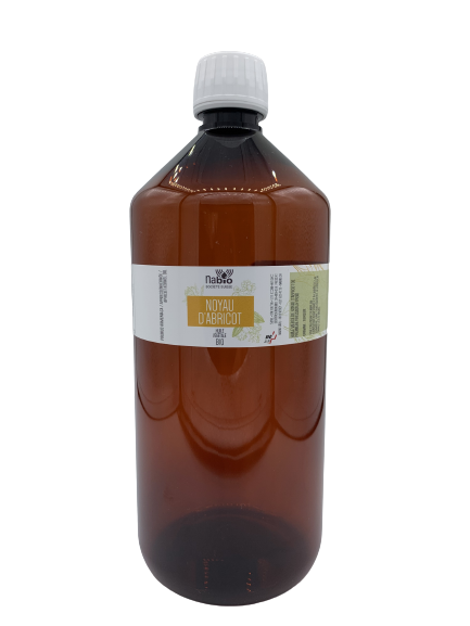 Huile végétale Noyau d'abricot vierge BIO (prunus armeniaca) 1000ml