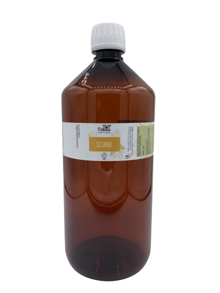 Huile végétale Sésame vierge BIO (sesamum indicum) 1000ml