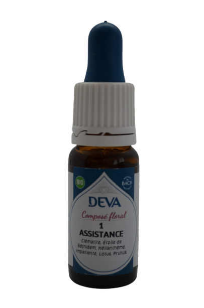 DEVA Composé floral BIO, n°01 ASSISTANCE 10ml