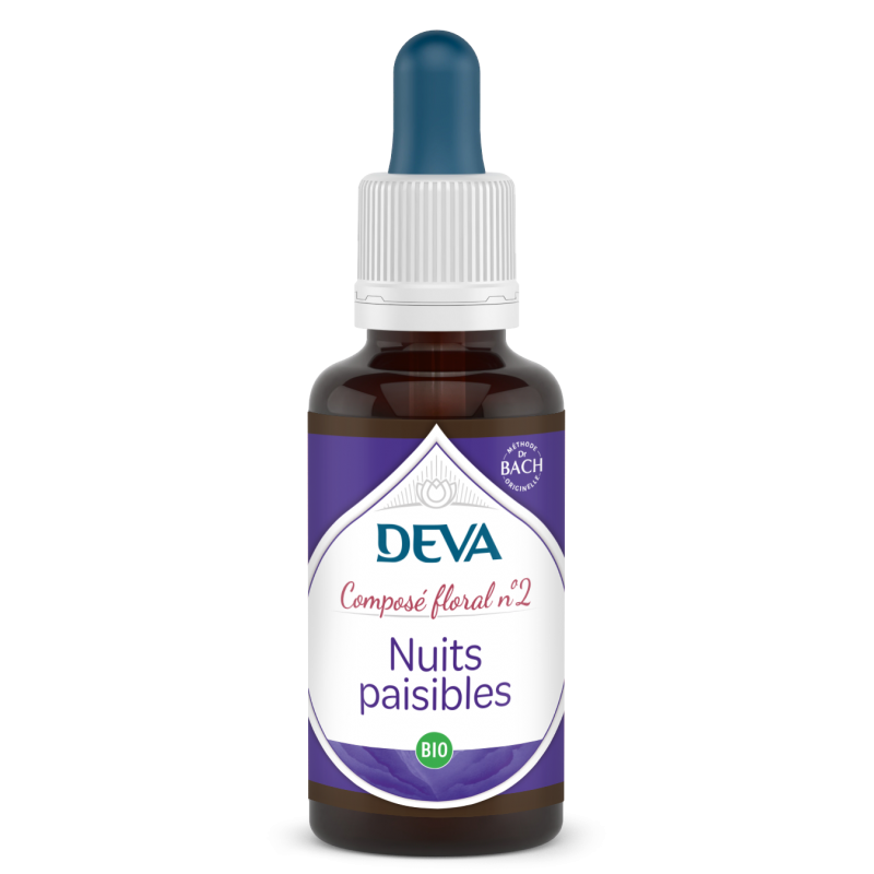 DEVA Composé floral BIO, n°02 NUITS PAISIBLES 30ml