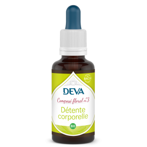 DEVA Composé floral BIO, n°03 DETENTE CORPORELLE 30ml