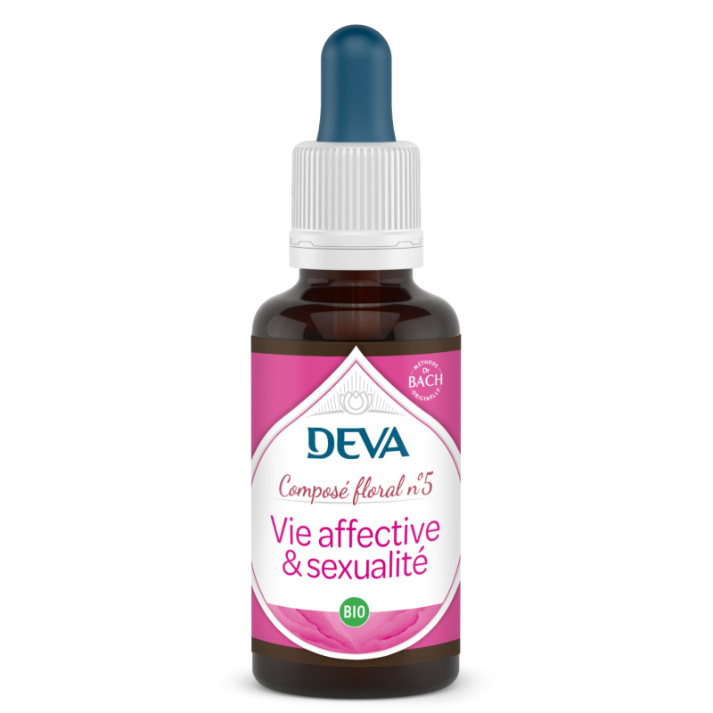 DEVA Composé floral BIO, n°05 VIE AFFECTIVE 30ml