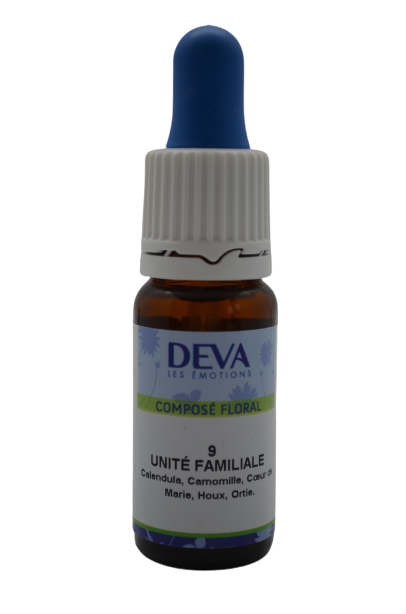 DEVA Composé floral BIO, n°09 UNITE FAMILIALE 10ml