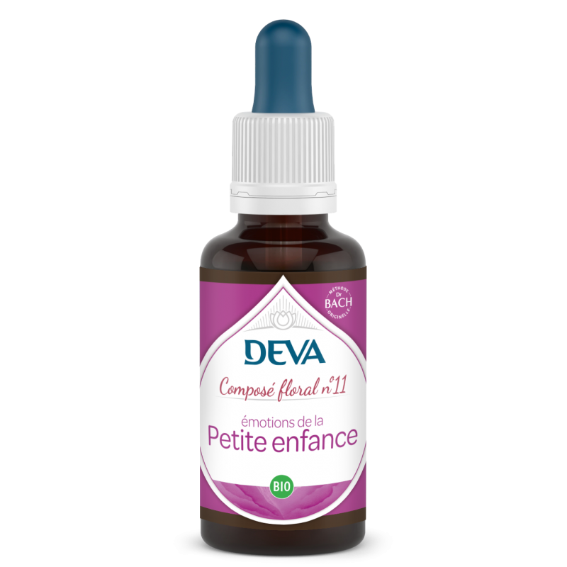 DEVA Composé floral BIO, n°11 Emotions de l'ENFANCE 30ml