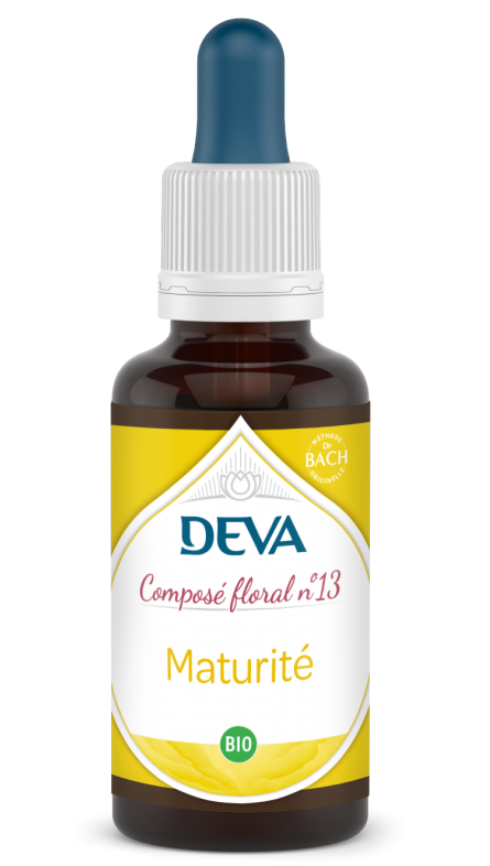 DEVA Composé floral BIO, n°13 SAGESSE (maturité) 30ml