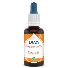 DEVA Composé floral BIO, n°15 COURAGE 30ml