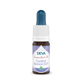 DEVA Composé floral BIO, n°18 CONFORT FEMININ+50 - 30ml