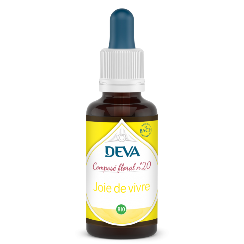 DEVA Composé floral BIO, n°20 JOIE DE VIVRE 30ml