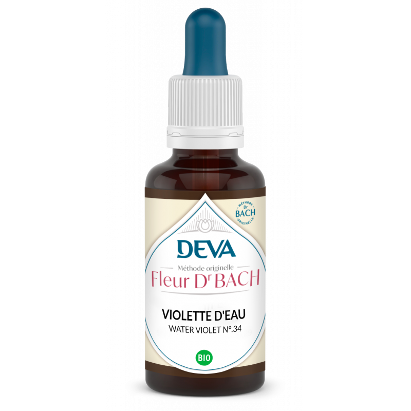 Elixir floral Dr BACH de DEVA BIO, Violette/Water violet (n°34) 30ml