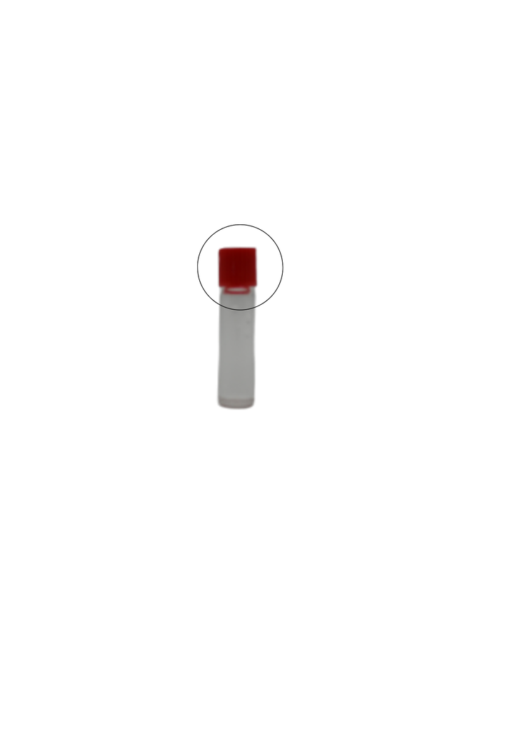 Bouchon rouge pour tube échantillon 1,5ml