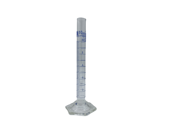 Cylindre en verre gradué 10ml