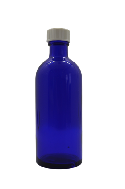 Flacon verre bleu 100ml