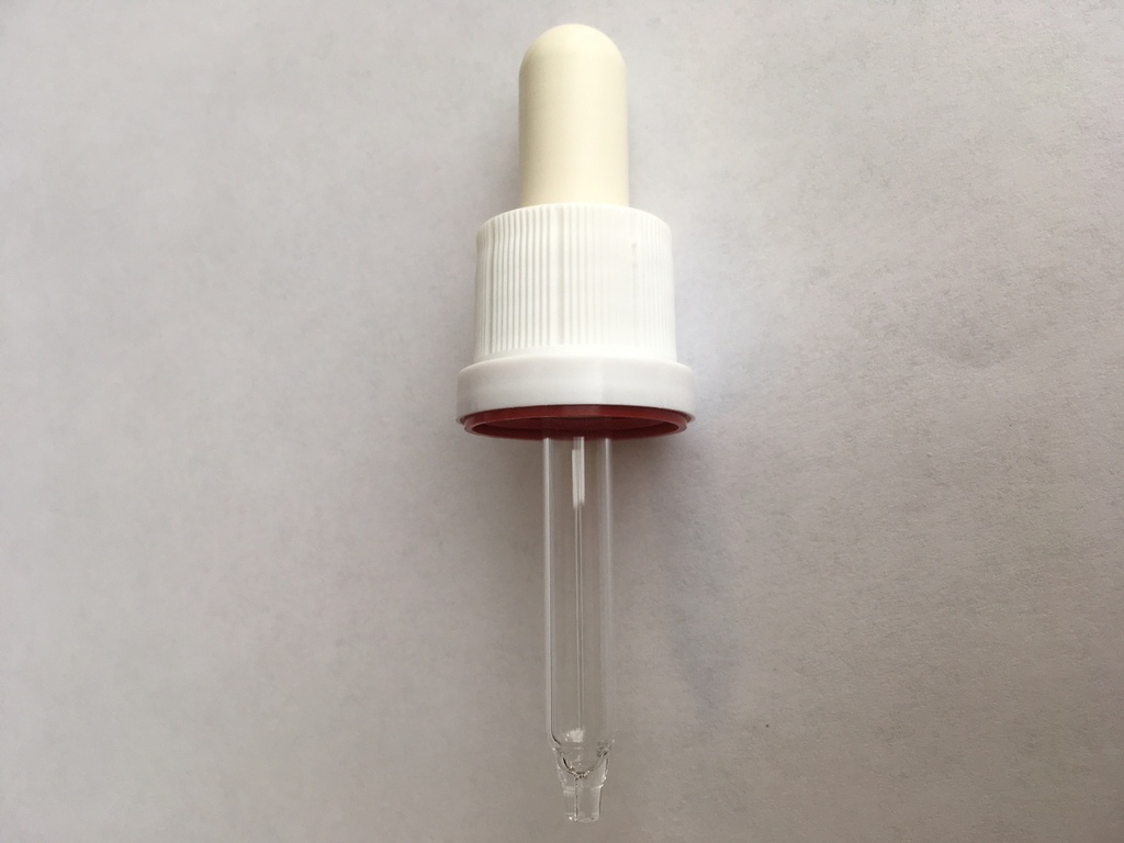 Pipette blanche pour combi bleu 10ml 