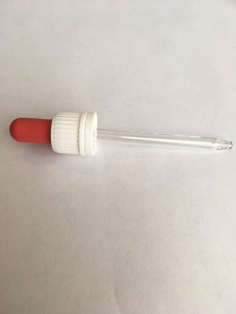 Pipette rouge 100ml pour combi brun