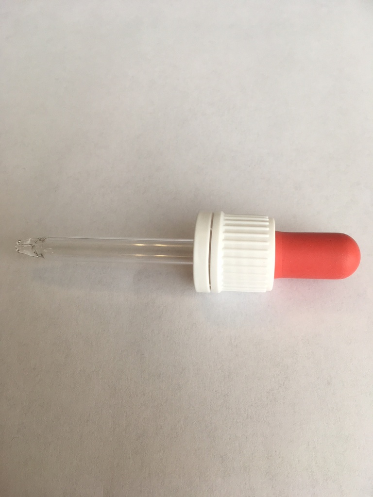 Pipette rouge 10/15ml pour combi brun