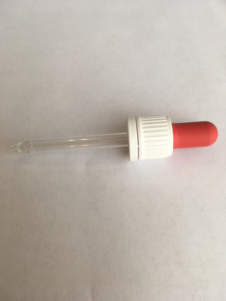 Pipette rouge 50ml pour combi brun