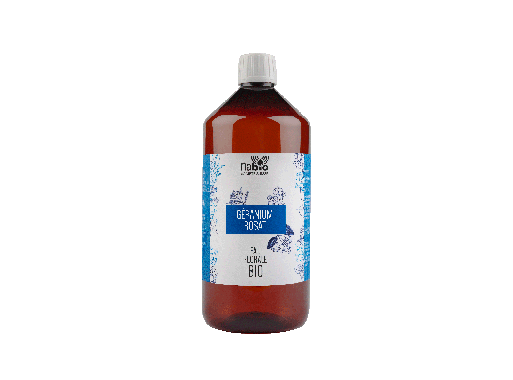 Eau florale Géranium rosat BIO (Pelargonium x asperum) 500ml