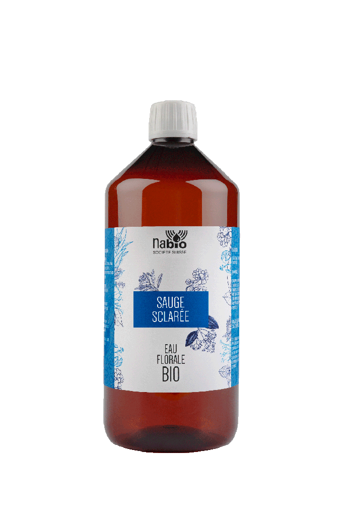 Eau florale Sauge sclarée BIO (Salvia sclarea) 1000ml