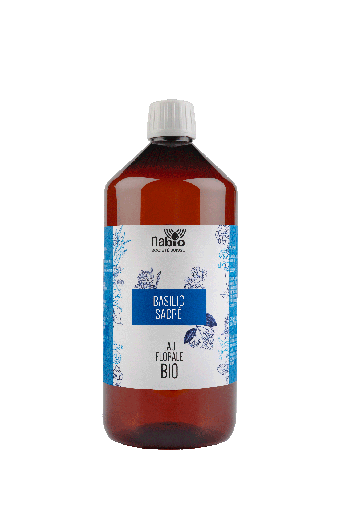 [HABASISAC1000] Eau florale Basilic sacré BIO (Ocimum sanctum) 1000ml