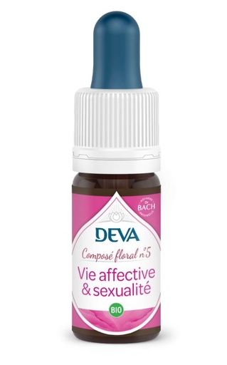[DVIEA15] DEVA Composé floral BIO, n°05 VIE AFFECTIVE 15ml