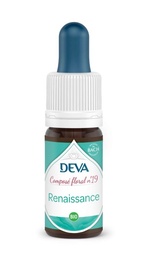[DRENA15] DEVA Composé floral BIO, n°19 RENAISSANCE 15ml