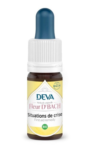 [39DSITUCRI15] Elixir floral Dr BACH de DEVA BIO, Situation de crise/Rescue 15ml
