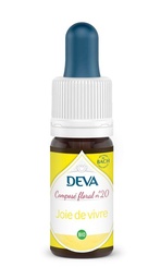 [DJOIE15] DEVA Composé floral BIO, n°20 JOIE DE VIVRE 15ml