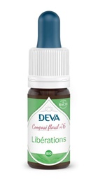 [DLIBE15] DEVA Composé floral BIO, n°06 LIBERATIONS (désaccoutumance) 15ml