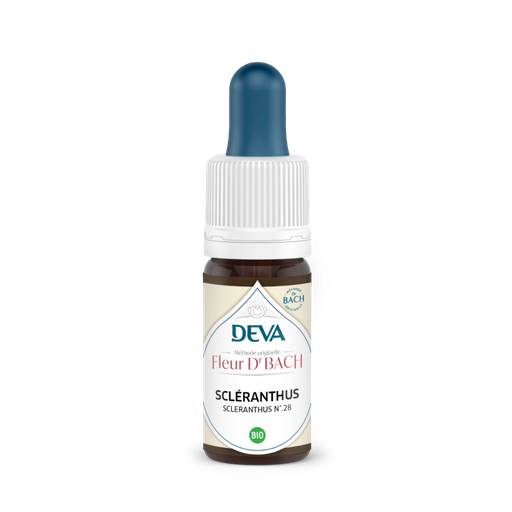 [28DBSCLE15] Elixir floral Dr BACH de DEVA BIO, Scléranthus (n°28) 15ml