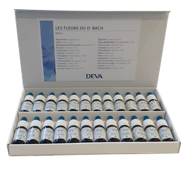 [DGAMM40-15] Elixirs floraux DEVA BIO, gamme des 38 selon Dr Bach + 2 x situation de crise (rescue) 15ml