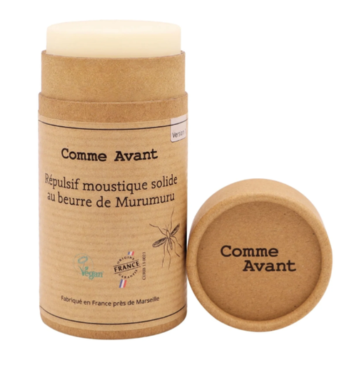 [COMMREPUMOUSOL] Comme Avant Répulsif moustique solide au beurre de murumuru 80 gr