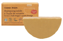 [COMMSHAMARGA] Comme Avant Shampoing solide huile d'argan & poudre d'orange (cheveux secs) BIO* 70 gr