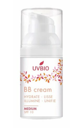 [UVBIBBCREA] UVBIO BB Cream 5-en 1 BIO SPF10 Médium 30ml