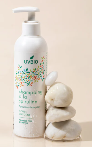 [UVBISHAMSPI] UVBIO Shampoing à la spiruline BIO* 250ml