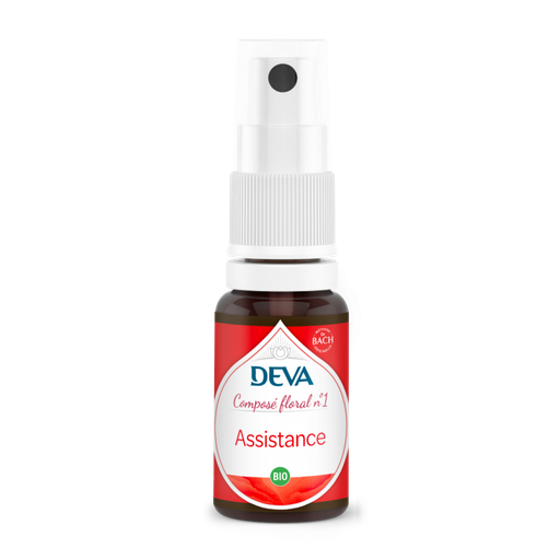 [DASSI15SPR] DEVA Composé floral BIO, n°01 ASSISTANCE 15ml SPRAY