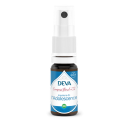 [DADOL15SPR] DEVA Composé floral BIO, n°12 Emotions de l'ADOLESCENCE 15ml SPRAY
