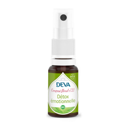 [DDETO15SPR] DEVA Composé floral BIO, n°21 DETOX EMOTIONNELLE 15ml SPRAY