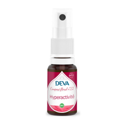 [DHYPE15SPR] DEVA Composé floral BIO, n°22 HYPERACTIVITE 15ml SPRAY