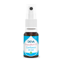 [DCONFSOI15SPR] DEVA Composé floral BIO, n°23 CONFIANCE EN SOI 15ml SPRAY