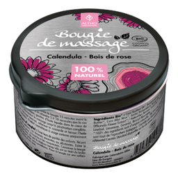 [ALTHBOUCAL] ALTHO Bougie de massage calendula/bois de rose BIO* 100ml