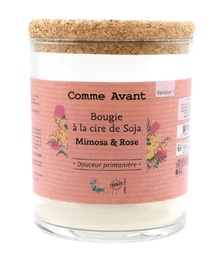 [COMMBOUMIM] COMME AVANT Bougie Mimosa & Rose 190 gr